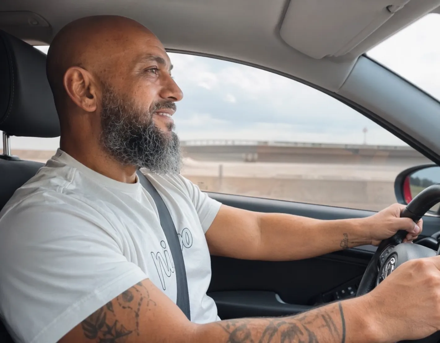 Instrutor Eduardo dirigindo em Joinville/SC